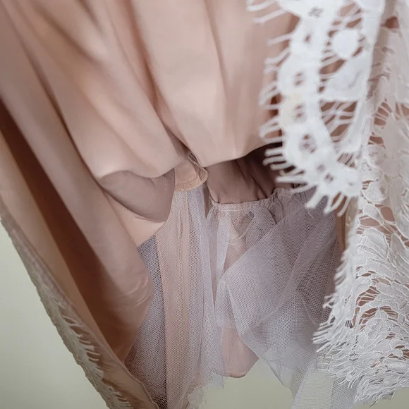 NWT Eliza J off shoulder lace fit and flare white dress size 2 - Picture 11 of 11